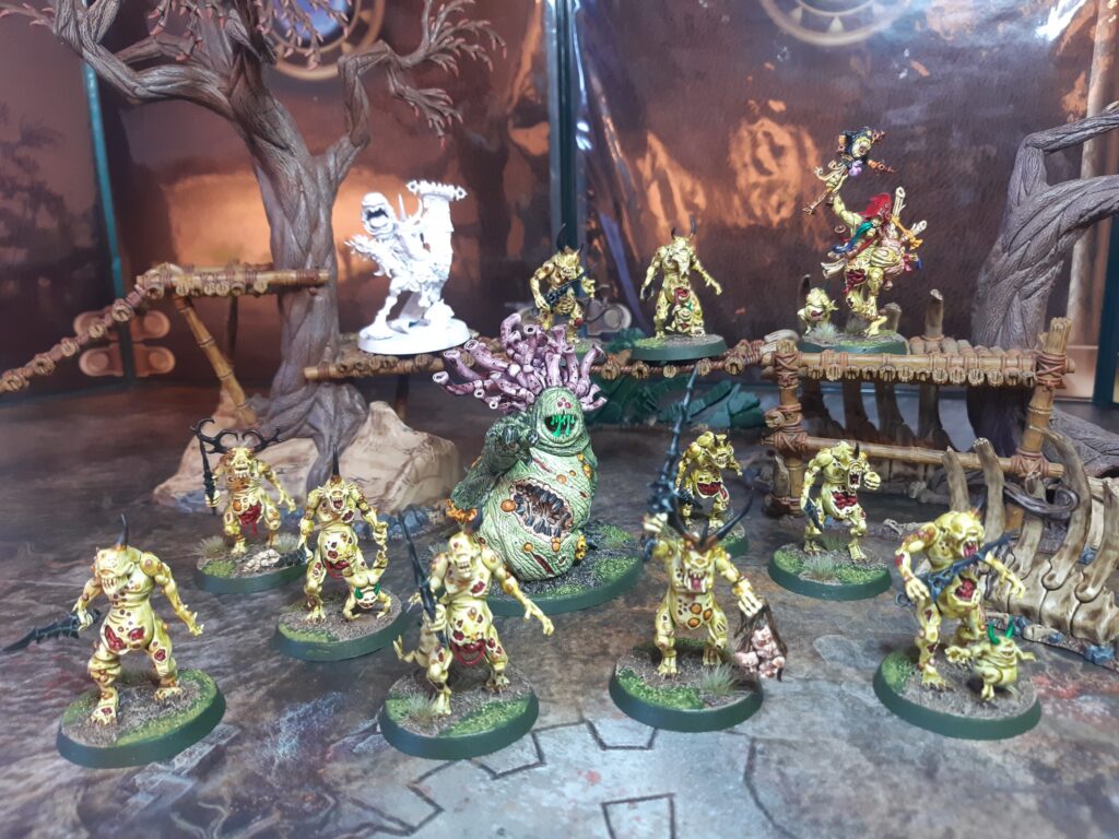 nurgle daemons order of the canker warcry warband