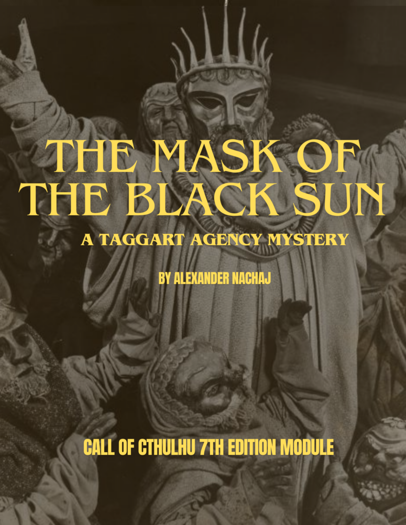 mask of the black sun game module cover